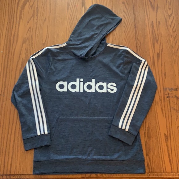 Adidas Boys Fleece Lined Hoodie - Picture 4 of 11